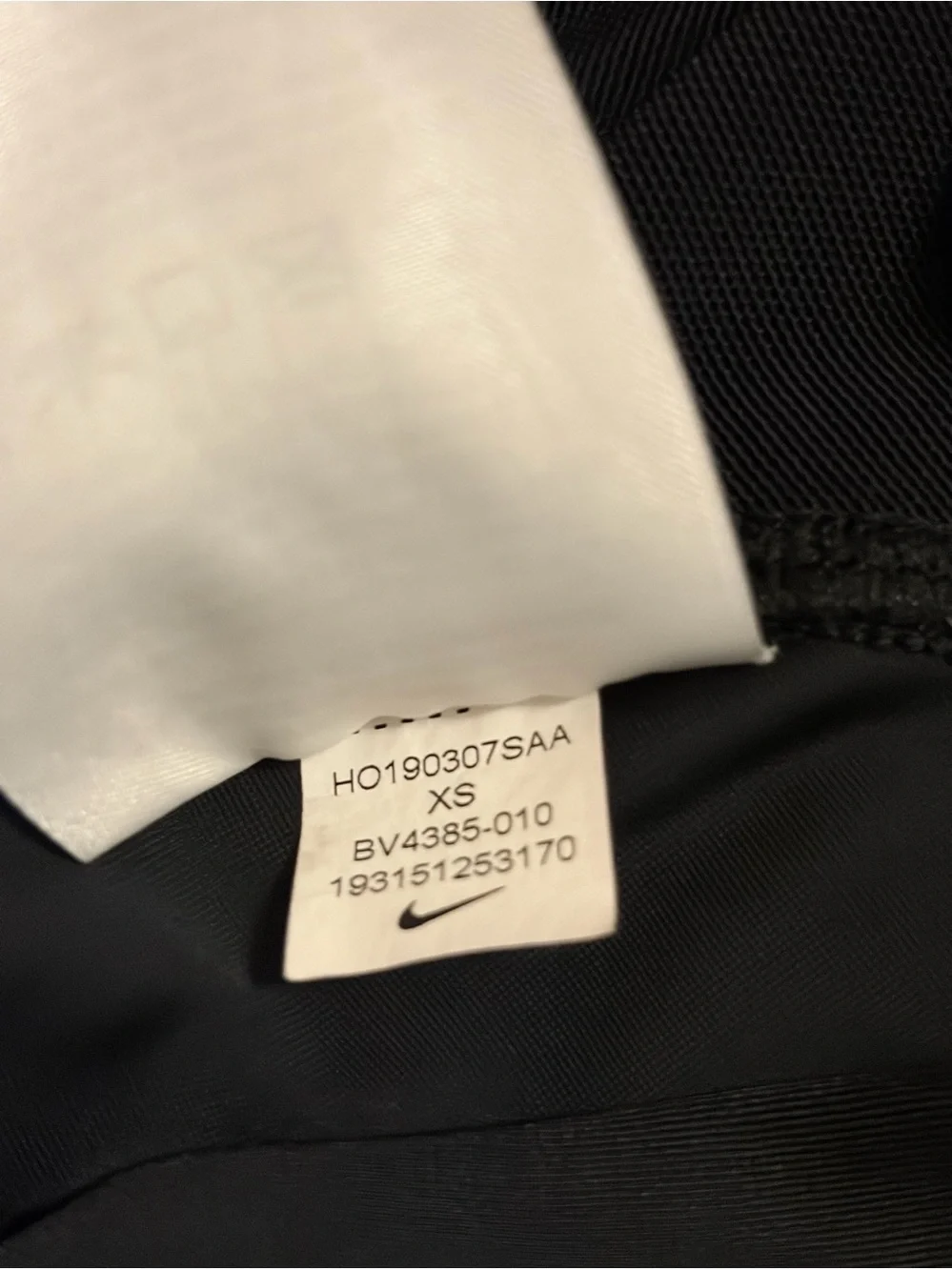 Nike Black Girls' Printed Performance Leggings